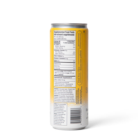 Sparkling Lemon Energy Drink with Lion’s Mane